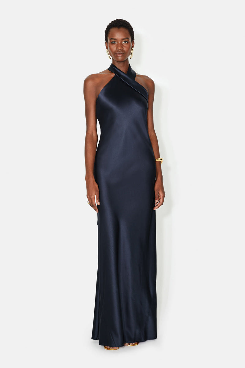 army bridesmaid dresses Mermaid Green Satin Dress One Strap – Lisposa Color:Dark Blue Leather evening gown to holiday PRODUCTCOLOUR|Sand Beige (43) Alice + Olivia Silk