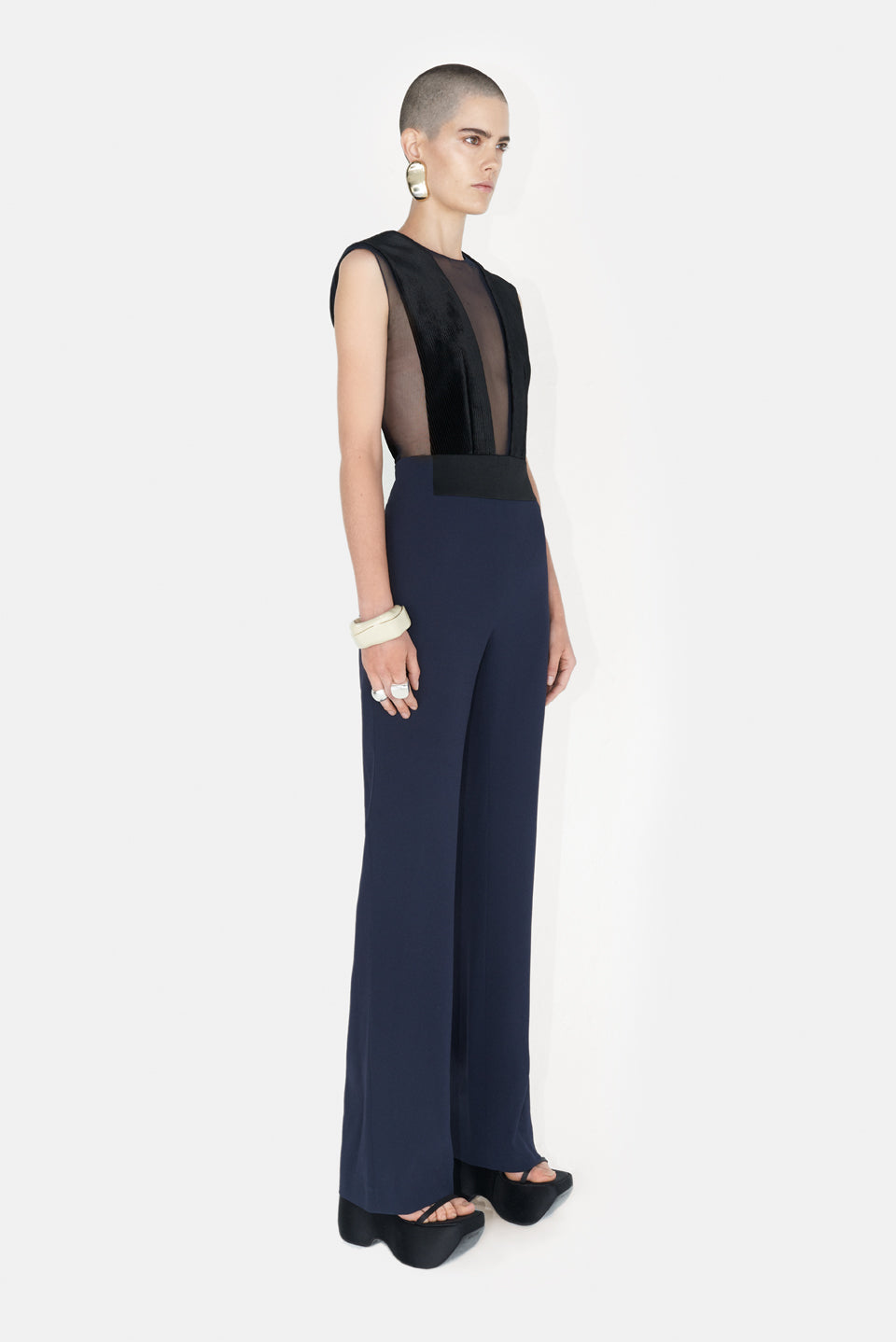 Gwyneth Jumpsuit - Black & Midnight
