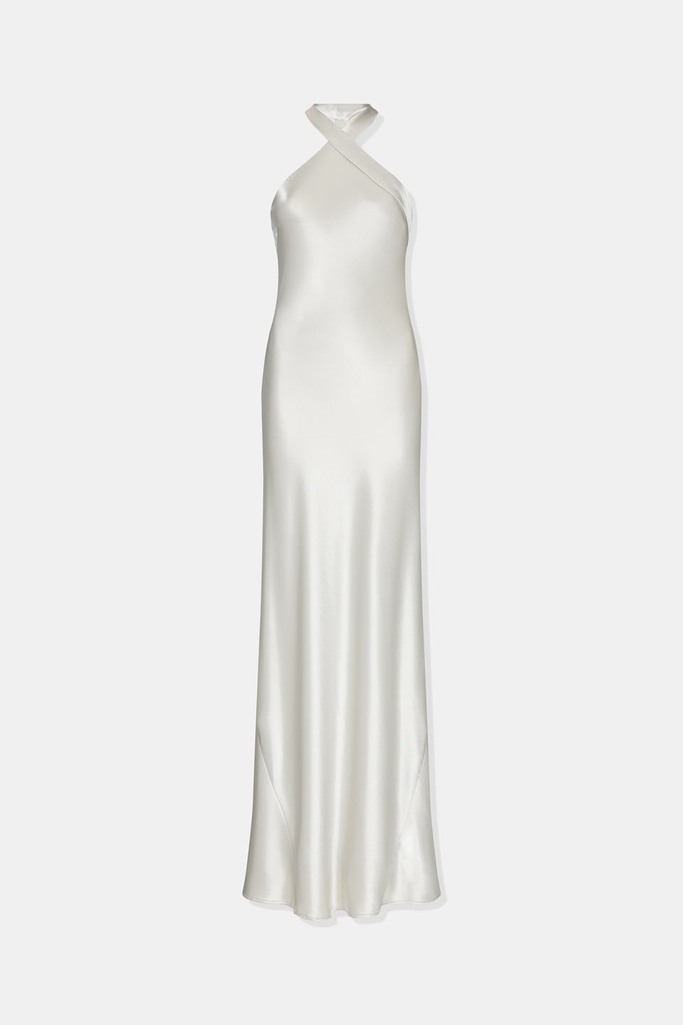 Satin Pandora Dress - Platinum